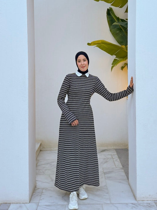 La Robe Muse Quotidienne Rayée
